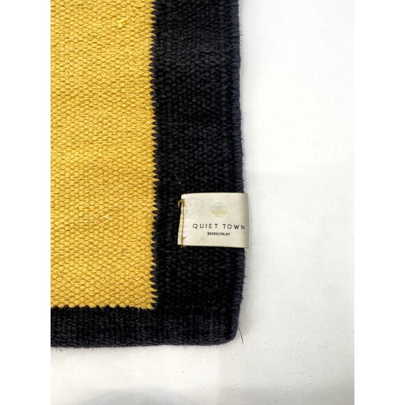 Quiet Town Black Bath Mat Rug - Picture 3 of 6